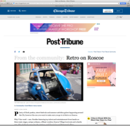 Post-Tribune: Retro on Roscoe